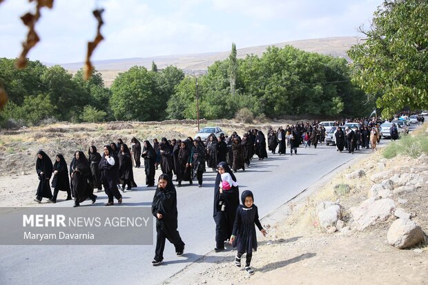 زائران پیاده «چناران شهر» خراسان شمالی