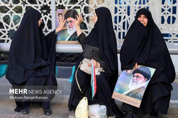 مراسم آیینی جاماندگان اربعین حسینی در تهران