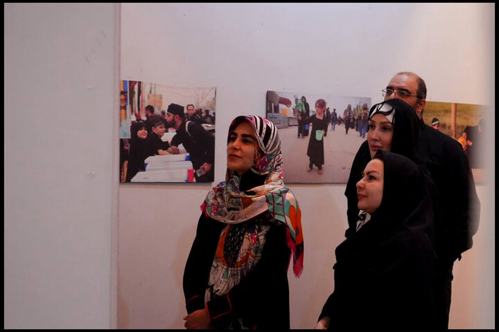 افتتاح نمایشگاه آثار نقاشی پروژه «خیمه هنر» در اربعین حسینی