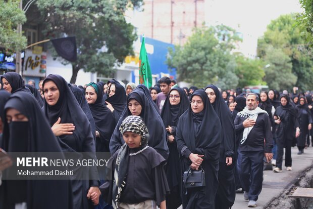 راهپیمایی حرم تا حرم در اردبیل