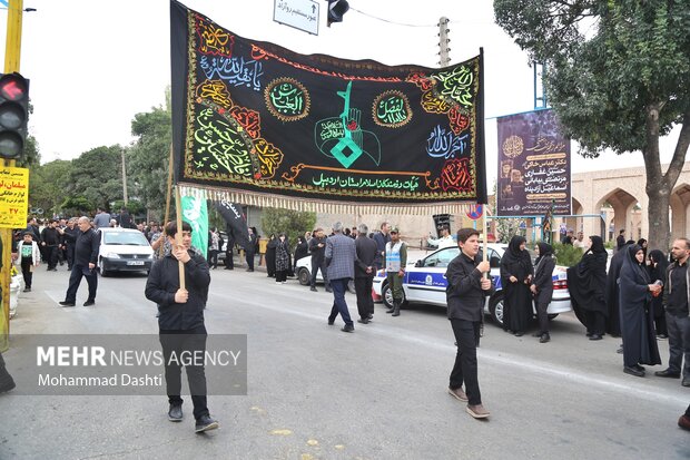 راهپیمایی حرم تا حرم در اردبیل