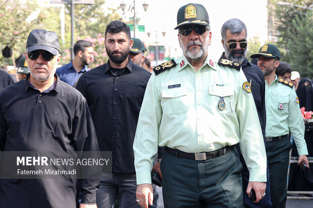مراسم آیینی جاماندگان اربعین حسینی در تهران