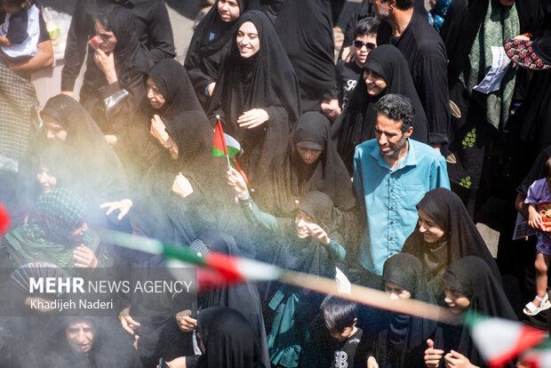 راهپیمایی جاماندگان اربعین در اصفهان
