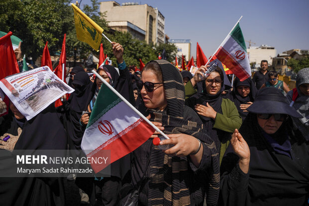 راهپیمایی جاماندگان اربعین حسینی در شیراز