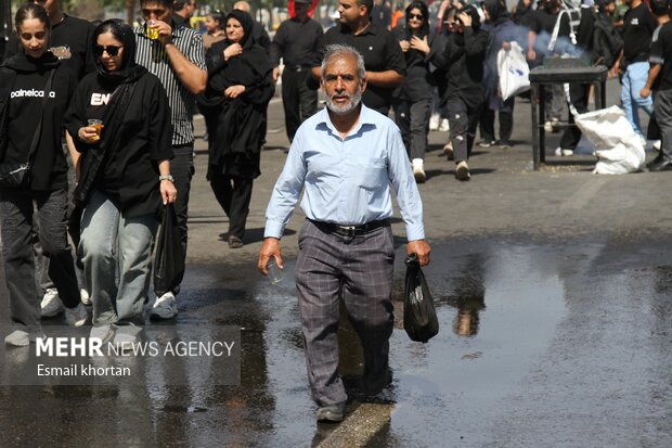 پیاده روی جاماندگان اربعین سیرجان