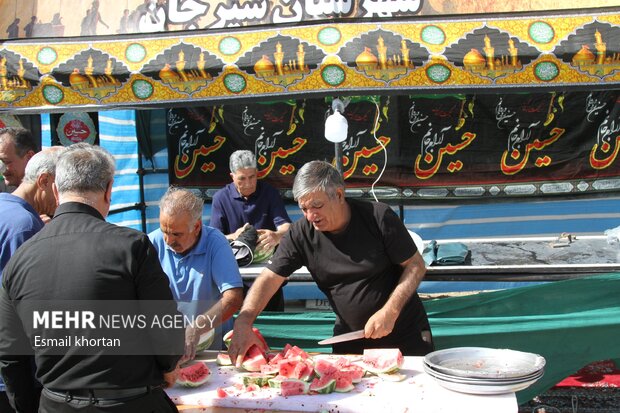 پیاده روی جاماندگان اربعین سیرجان