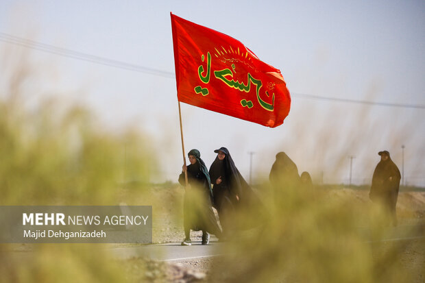 راهپیمایی جاماندگان اربعین حسینی در یزد