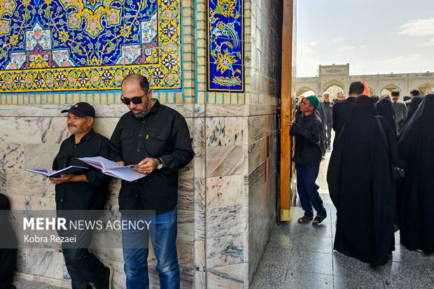 اربعین حسینی در حرم امام رضا علیه السلام