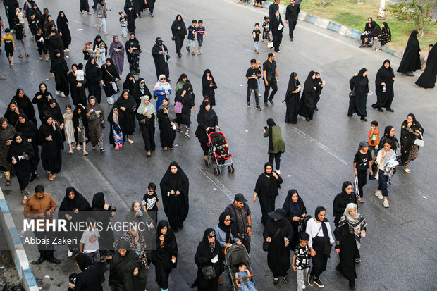 مراسم جاماندگان اربعین حسینی در بندرعباس