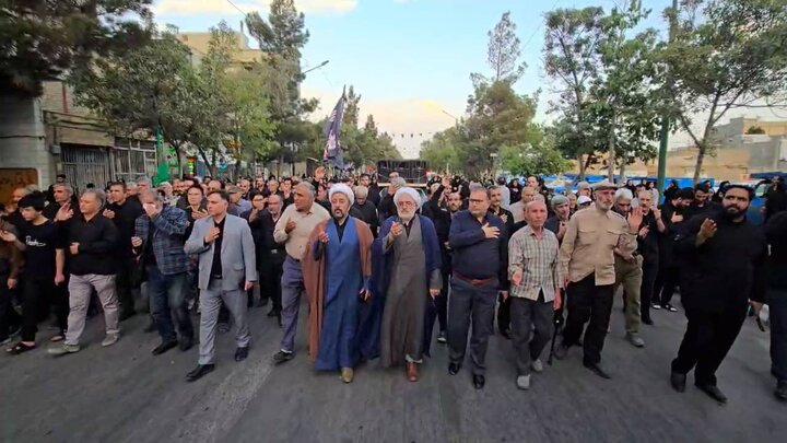 راهپیمایی جاماندگان اربعین در قوچان