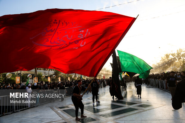 مراسم پایان خدماترسانی اربعین در شلمچه برگزار شد