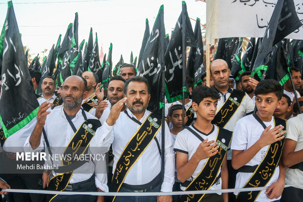 عزاداری قبیله «بنی‌عامر» در بین‌الحرمین
