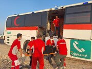 انحراف از جاده اتوبوس حامل زائران ایرانی؛ ۴۳ نفر مصدوم شدند