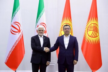Arif, Kırgızistan Cumhurbaşkanı ile bir araya geldi