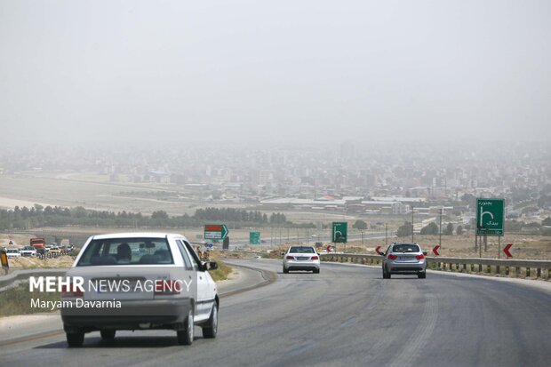 بجنورد در وضعیت قرمز آلودگی هوا