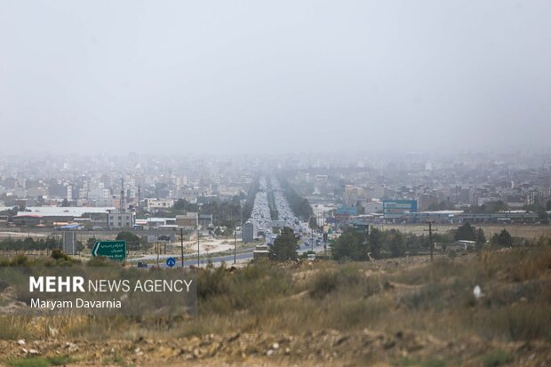 بجنورد در وضعیت قرمز آلودگی هوا
