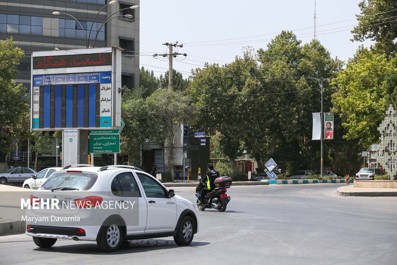 نفسهای بجنورد به شماره افتاد؛ گردوغبار مهمان ناخوانده خراسان شمالی