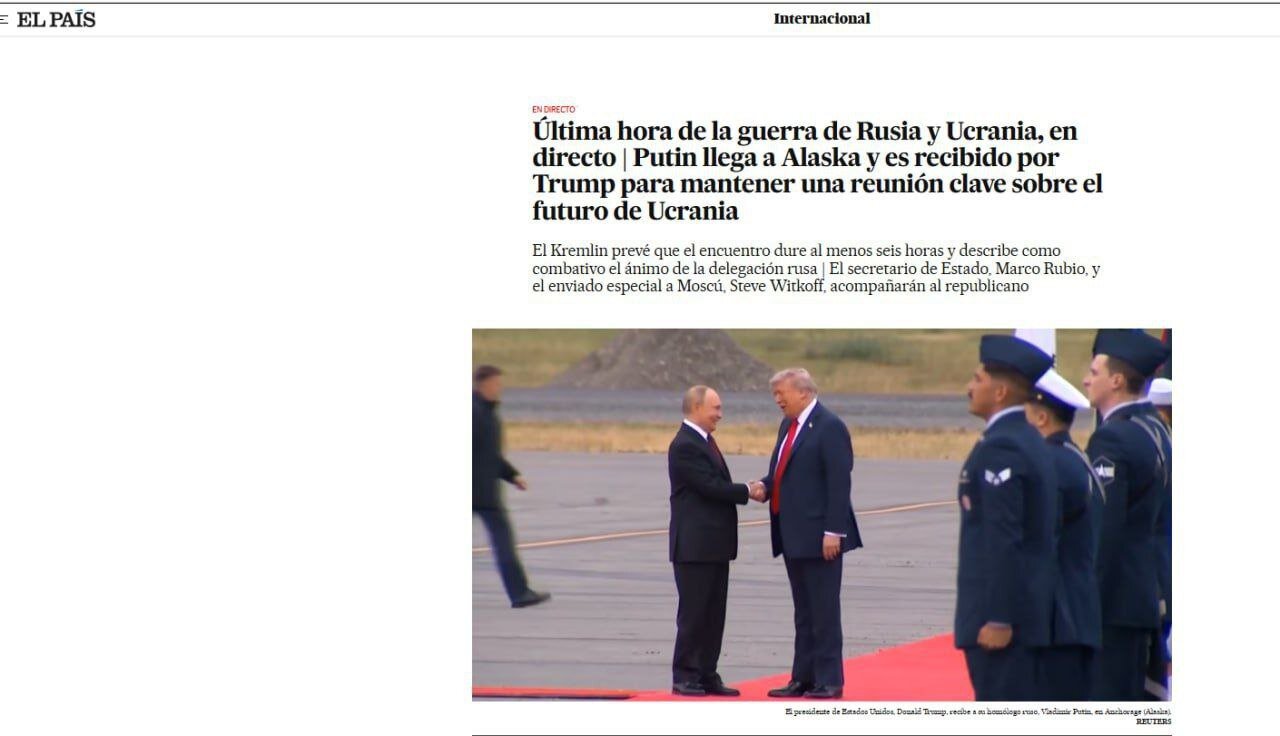 Trump-Putin Meeting Headlines Worldwide Media