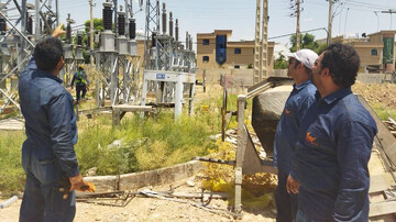 حادثه آتش سوزی در ایستگاه برق سراج شیراز