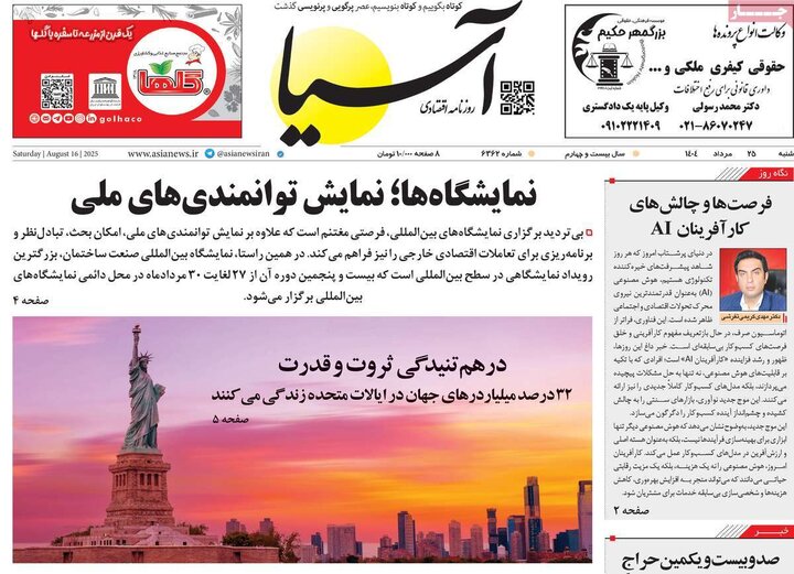 روزنامه‌های اقتصادی
