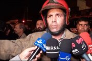 دود مشاهده‌شده در شرق تهران ناشی از آتش‌سوزی یک منزل قدیمی است