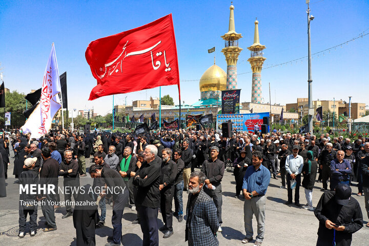 مراسم جاماندگان اربعین در همدان