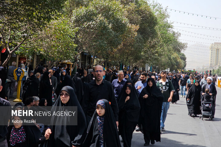 مراسم جاماندگان اربعین در مشهد