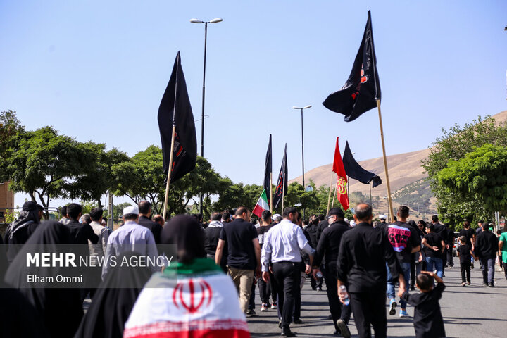 مراسم جاماندگان اربعین در سنندج