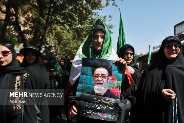 مراسم جاماندگان اربعین در استان‌ها