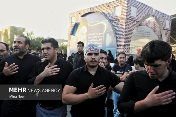 مراسم جاماندگان اربعین در استان‌ها