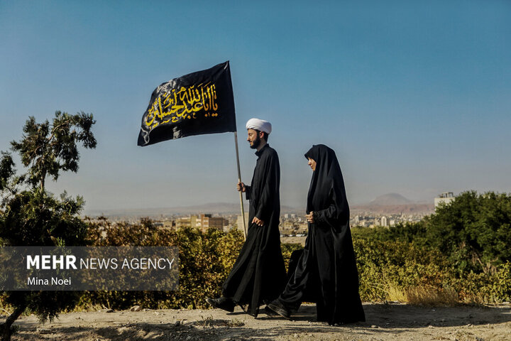 مراسم جاماندگان اربعین در استان‌ها