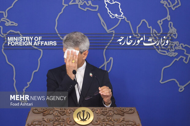 Press conference of Iranian Foreign Ministry spokesman
