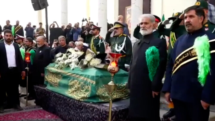 آغاز رسمی مراسم تشییع استاد فرشچیان در اصفهان