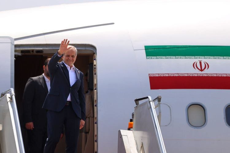 Pezeshkian's departure for Armenia