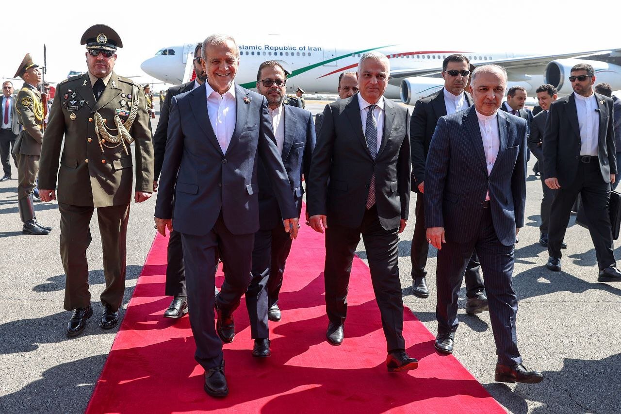 Pres. Pezeshkian arrives in Armenia for key talks