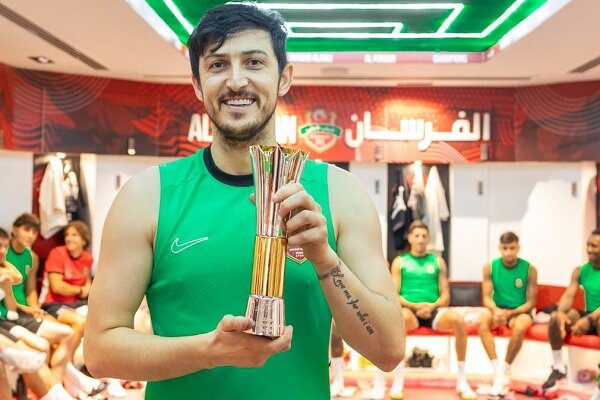 سردار آزمون جایزه بهترین گلزن آسیا را دریافت کرد + فیلم