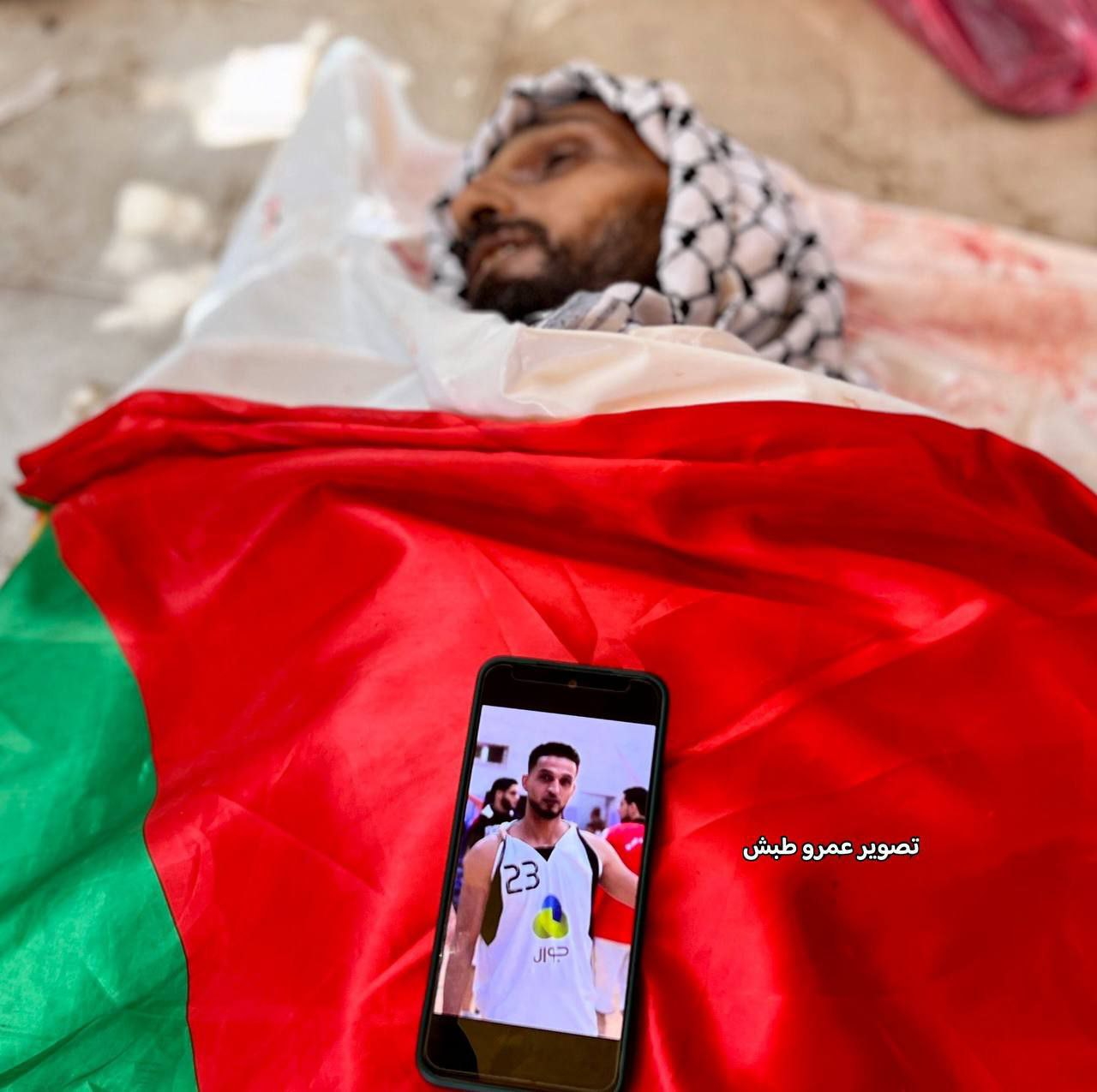 بسکتبالیست معروف فلسطینی ملقب به «زلزله» به شهادت رسید+ عکس