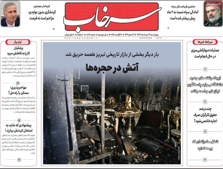 روزنامه های آذربایجان‌شرقی