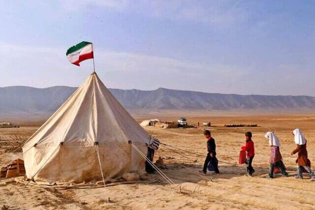 زخم کهنه آموزش برای عشایر استان بوشهر؛ تحصیل در چادرهای بدون‌ امکانات