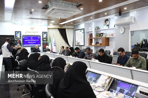 نشست خبری استاندار خراسان جنوبی در بیرجند