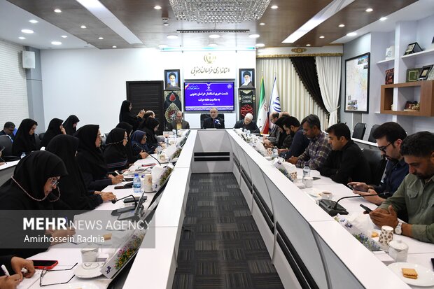 نشست خبری استاندار خراسان جنوبی در بیرجند