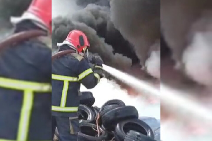 تصاویری از آتش سوزی گسترده یک مجتمع مسکونی در سبزوار تصاویری از آتش سوزی گسترده یک مجتمع مسکونی در سبزوار