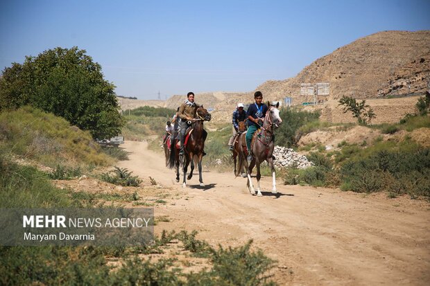 پا در رکاب، دل در حرم؛ روایت شش سال سفر معنوی سوارکاران خراسان شمالی