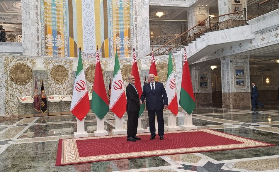 Iranian president arrives in Belarus for key talks