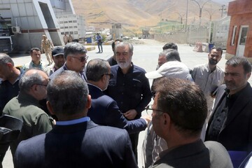 بازدید اعضای کمیسیون امنیت ملی مجلس از پایانه مرزی تمرچین