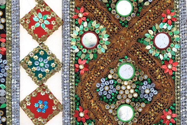 هنر ریشه دار «پلیوار دوزی» میراث گرانبهای مردم بلوچ فنوج