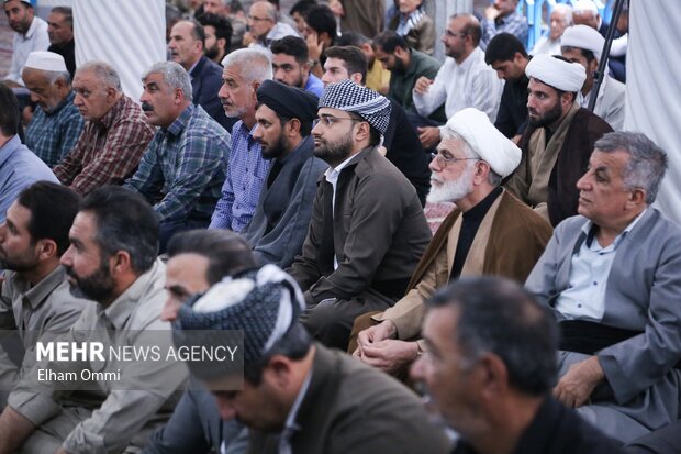 آیین تکریم فعالان مساجد استان کردستان در سنندج