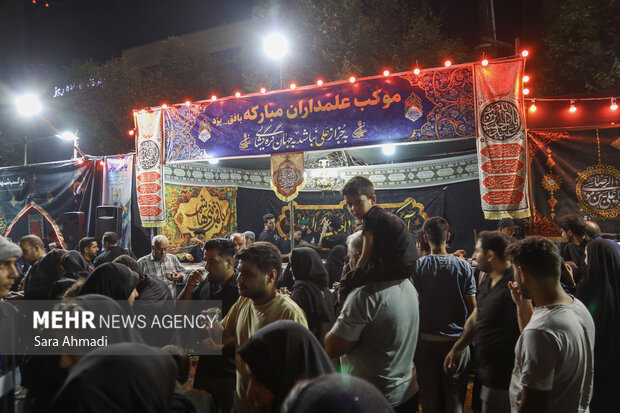 حال و هوای خیابان امام رضا در شب رحلت رسول اکرم و شهادت امام حسن مجتبی