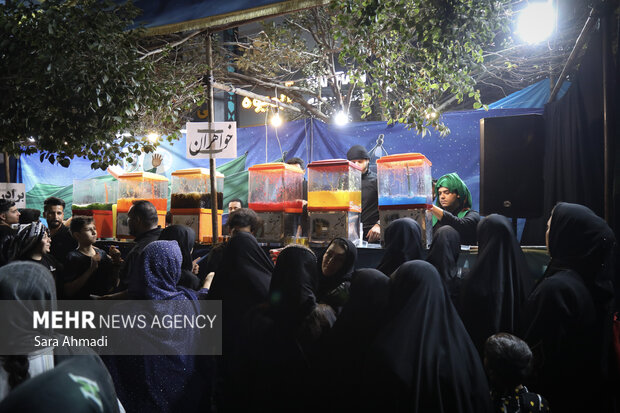 حال و هوای خیابان امام رضا در شب رحلت رسول اکرم و شهادت امام حسن مجتبی