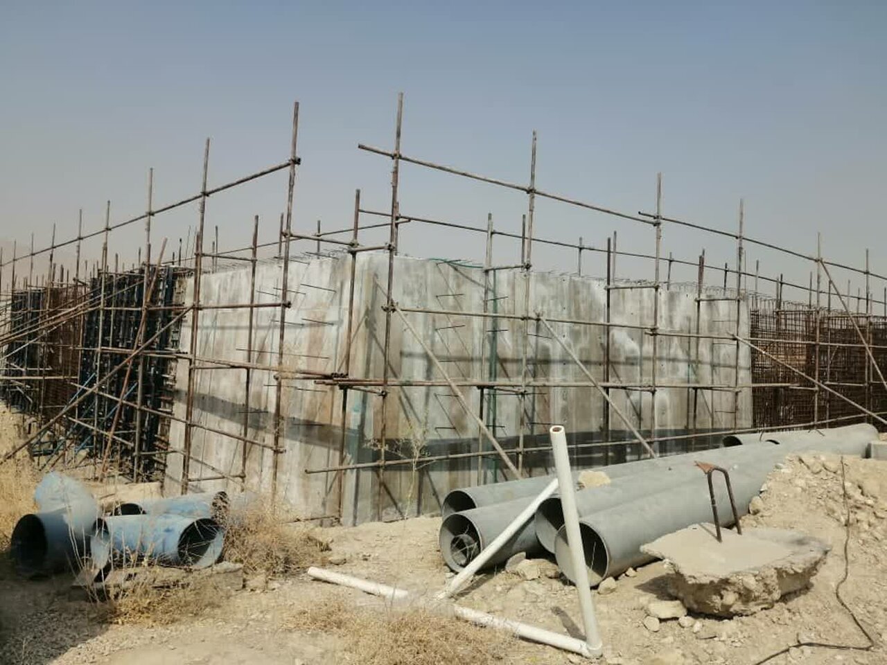 احداث مخزن ۵ هزار مترمکعبی تنگ‌ارم